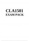 CLA1501 EXAM PACK 2024