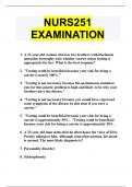 NURS251 EXAMINATION