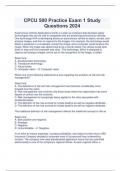  CPCU 500 Practice Exam 1 Study Questions 2024