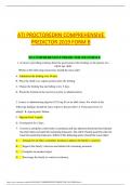 ATI PROCTOREDRN COMPREHENSIVE PREDICTOR 2019 FORM B