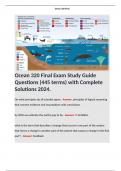 Ocean 320 Final Exam Study Guide Questions (445 terms) with Complete Solutions 2024. 