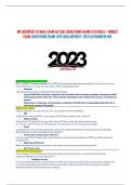 602NR 602NR 602 WEEK 8WEEK 8 FINAL EXAM ACTUAL QUESTIONS BANK (129 Q&A) / NR602 FINAL EXAM ACTUAL QUESTIONS BANK (129 Q&A) / NR602 FINAL EXAM ACTUAL QUESTIONS BANK (129 Q&A) / NR602 FINAL EXAM ACTUAL QUESTIONS BANK (129 Q&A) / NR602 FINAL EXAM ACTUAL QUES