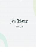 American Civil War  John Burgoyne and John Dickenson Presentation