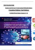 Huether and McCance's Understanding Pathophysiology, 2nd Canadian Edition TEST BANK by Kelly Power-Kean, All Chapters 1 - 42 Complete, Verified Latest Edition ISBN:9780323778848