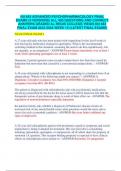 NU 643 ADVANCED PSYCHOPHARMACOLOGY FINAL  EXAMS (4 VERSIONS) ALL 400 QUESTIONS AND CORRECT  ANSWERS GRADED A+ REGIS COLLEGE/ REGIS NU 643  FINAL EXAM 2023-2024 WEEK 15 (LATEST FINAL EXAMS)