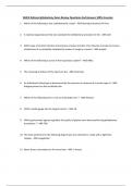 AMCA National phlebotomy Exam Review Questions And Answers 100% Accurate