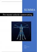 SUMMA selectie samenvatting human physiology