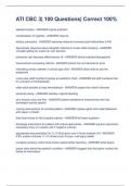 ATI CBC 3| 100 Questions| Correct 100%   skeletal traction - ANSWER topical antibiotic  manifestation of syphillis - ANSWER chancre  tertiary prevention - ANSWER teaching measure to prevent joint deformities in RA  Appropriate response about daughter list