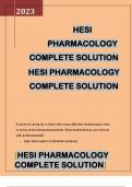 HESI PHARMACOLOGY COMPLETE SOLUTION.pdf