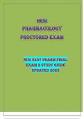 HESI PHARMACOLOGY PROCTORED EX NUR 2407 PHARM FINAL EXAM 2 STUDY GUIDE.pdf