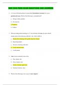 NUR 3548 PEDS EXAM QUESTIONS AND ANSWERS 