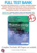 Test Bank For Pharmacology: A Patient-Centered Nursing Process Approach 9th Edition By Linda E. McCuistion, 9780323399166, Chapter 1-55 Complete Guide .