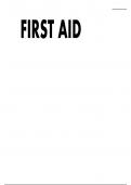 FIRST AID