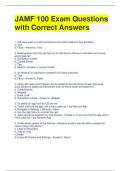 JAMF 100 Exam Questions with Correct Answers