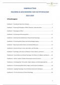 Samenvatting Inleiding en Geschiedenis van de Psychologie Online Colleges TiU 2023/2024 (9,5 gehaald)