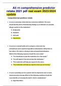 Ati rn comprehensive predictor retake 2021 pdf real exam 2023/2024 update