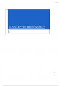 Lesnotities arbeidsrecht: Collectief arbeidsrecht