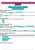 NR293 Pharmacology for Nursing Practice Week 4 Concepts-CLOTTING- WITH WELL ELABORATED STUDY GUIDE NR293 Pharmacology for Nursing Practice Week 4 Concepts-CLOTTING- WITH WELL ELABORATED STUDY GUIDE NR293 Pharmacology for Nursing Practice Week 4 Concepts-C