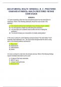 2023 ATI MENTAL HEALTH ATI MENTAL HEALTH ATI MENTAL HEALTH ATI MENTAL HEALTH ATI MENTAL HEALTH ATI MENTAL HEALTH ATI MENTAL HEALTH VERSION VERSION A , B C A , B C A , B C A , B C PROCTORED PROCTORED PROCTORED PROCTORED EXAM A EXAM A EXAM AND ATI MENTAL HE