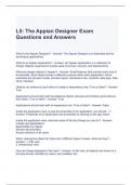 L5 The Appian Designer Exam Questions and Answers