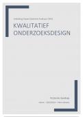 Samenvatting kwalitatief onderzoeksdesign (IKA)