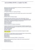 (answered)Relias ED RN A, Complete Test 2023. What is the current recommended dose of intravenous or intraosseous epinephrine in adult patients with cardiac arrest? 10 mg every 10 minutes 1 mg every 3-5 minutes 1 mg every 7 minutes 0.1 mg every 2 minutes 