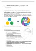 Samenvatting SDG's People - sociale duurzaamheid