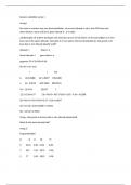 Examen -  statistiek