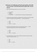 NATE Exam: Air Conditioning and Heat Pumps Questions with 100% Correct Answers.( Solved By Expert)Latest Update 2024. Assured Success.