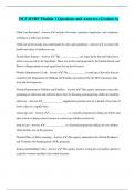 DCF RNRF Module 1 Questions and Answers (Graded A)