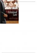 Criminal Law 12th Edition by Thomas J. Gardner - Test Bank