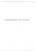 Samenvatting Gerontologie van Paul Phillips