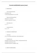 Formules examen bedrijfsbeleid 1