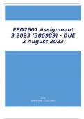 EED2601 Assignment 3 2023 ACTIVITY 1 1.1 Environmental education (EE) processes need to take into consideration the history and context behind certain environmental issues and their implications for communities and their lived context. 1.1.1 State any thr