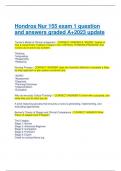 Hondros Nur 155 exam 1 question and answers graded A+2023 update Tanner's Model of Clinical Judgement - CORRECT ANSWER-A "MODEL" based on how a nurse thinks. Explains 4 steps in the "CRITICAL THINKING PROCESS" that nurses use to solve any p