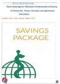 TEST BANK :Davis Advantage for Wilkinson's Fundamentals of Nursing (2 Volume Set): Theory, Concepts, and Applications Fifth Edition  latest edition 