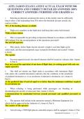 ATPL SARON EXAM LATEST ACTUAL EXAM WITH 500 QUESTIONS AND CORRECT DETAILED ANSWERS 100% CORRECT ANSWERS (VERIFIED AND GRADED A+  1.	Selecting an alternate aerodrome the runway of this facility must be sufficiently long to allow a full stop landing from 50