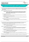 MED SURGE GI ACTUAL EXAM 2023-2024 WITH 100+ QUESTIONS AND CORRECT  ANSWERS WITH RATIONALES (100% CORRECT ANSWERS) ACTUAL ATI MED  SURGE GI (GASTROINTESTINAL) EXAM GRADED A+(MOST RECENT!!)