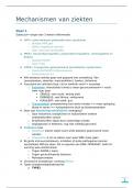 1ste semester BA3 Geneeskunde UGent - mechanismen van ziekten & deel DiaThera