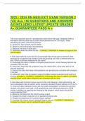 2023 / 2024 RN HESI EXIT EXAM VERSION 3 (V3) ALL 160 QUESTION AND ANSWERS LATEST UPDATE GRADED A+ GUARANTEED PASS A+ 1. A 64 year-old client scheduled for surgery with a general anesthetic refuses to remove a set of dentures prior to leaving the unit for 