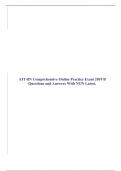 NGN ATI RN Comprehensive Online Practice Exam 2019 B Questions and Answers With NGN Latest, [NGN] ATI RN COMPREHENSIVE PREDICTOR RETAKE (177Q & As) UPDATED MAY 2023 & [NGN] ATI RN COMPREHENSIVE PREDICTOR RETAKE EXAM LATEST UPDATE QUESTIONS