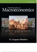 Brief Principles of Macroeconomics 7th Edition by N. Gregory Mankiw - Test Bank