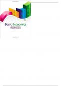 Basic Economics 16th Edition by Mastrianna - Test Bank