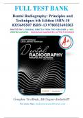 Test Bank - Dental Radiography: Principles and Techniques 6th Edition by Joen Iannucci 