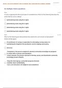 NR-436: | NR 436 RN COMMUNITY HEALTH NURSING TRIAL EXAM 3 QUESTIONS WITH CORRECT ANSWERS