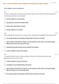 NR-436: | NR 436 RN COMMUNITY HEALTH NURSING TRIAL EXAM 10 QUESTIONS WITH CORRECT ANSWERS