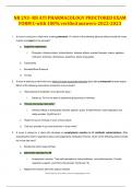 NR 293- RN ATI PHARMACOLOGY PROCTORED EXAM FORM C-