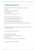  D204 WGU Study Set 91 Questions with 100% Correct Answers | Verified | Latest Update |