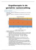 Samenvatting -  Ergotherapie in de geriatrie 3