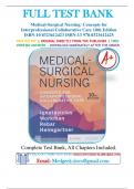 Test Bank for Medical-Surgical Nursing: Concepts for Interprofessional Collaborative Care 10th Edition by Donna D. Ignatavicius